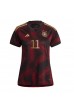 Duitsland Mario Gotze #11 Voetbaltruitje Uit tenue Dames WK 2022 Korte Mouw